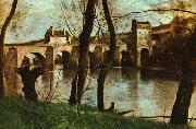 The Bridge at Mantes Jean-Baptiste-Camille Corot